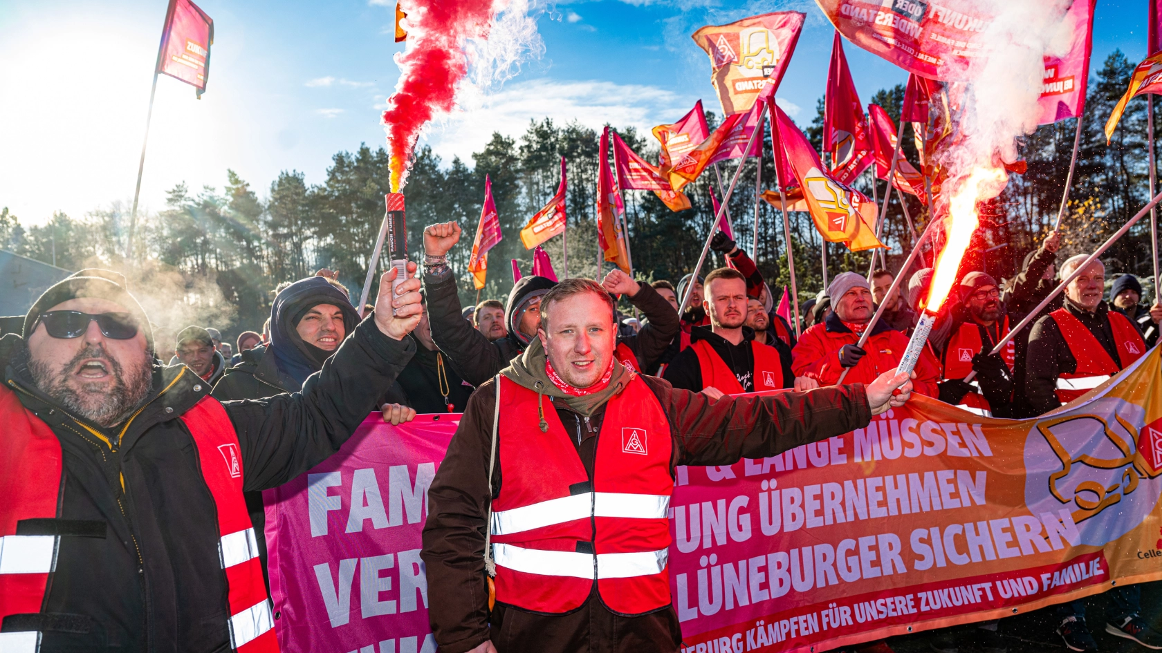 Streik bei Jungheinrich in Lüneburg im November 2025