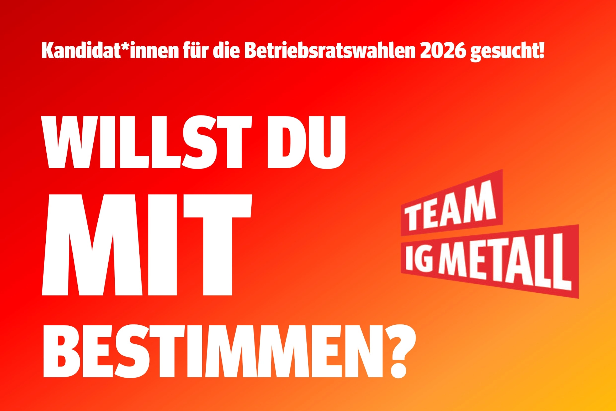 Betriebsratswahlen 2026 BR-Kanidaten